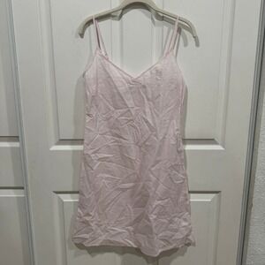 Ginger & Smart Pink Linen Silk Blend Sleeveless Mini Dress Size US‎ 2 (uk 6)